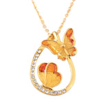 Colorful Butterfly Painting Oil Diamond Pendant – Jewelry Gift Ideas — 4