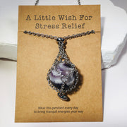 Natural Amethyst White Crystal Ball Pendant Love – Jewelry Gift Ideas — 18