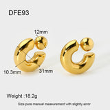 Fashionable All-match Round Pearl Earrings – Special Occasion Gifts — 18