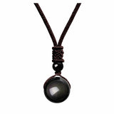 Fashion 16mm Natural Obsidian Pendant Amethyst – Jewelry Gift Ideas — 6
