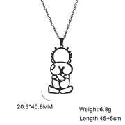 Cartoon Titanium Steel Cut Double-sided Polished – Jewelry Gift Ideas — 8