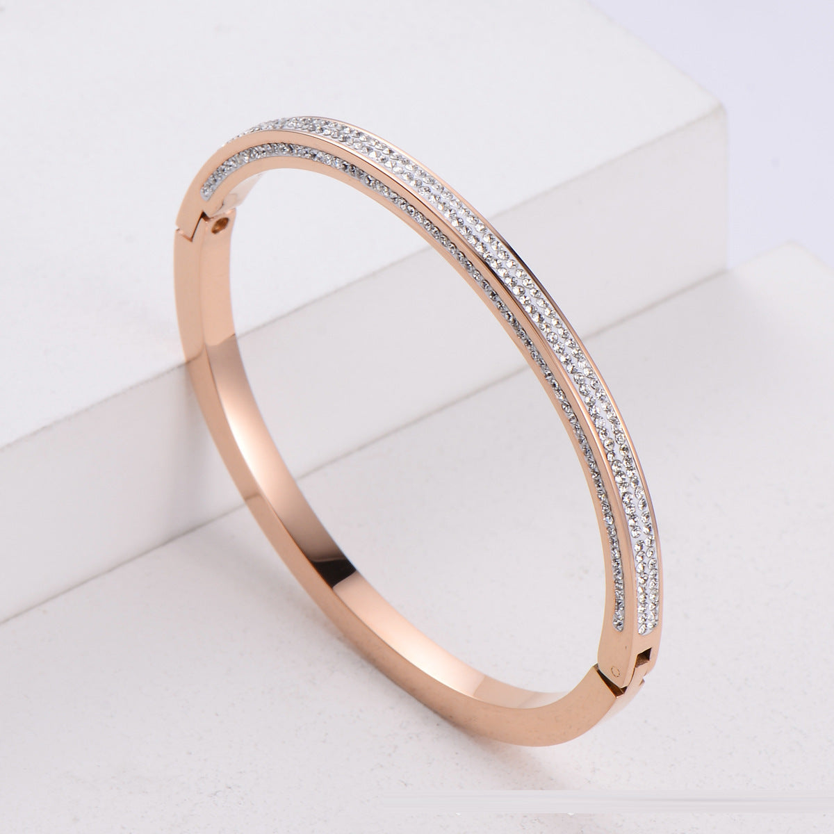 Mud Diamond Titanium Steel Bracelet – Jewelry Gift Ideas — 1