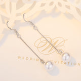 Pearl Shell Pearl Stud Earrings Silver Plated – Jewelry Gift Ideas — 8