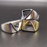 Retro Alien Empty Triangle Geometric Stainless – Unique Gift Ideas — 2