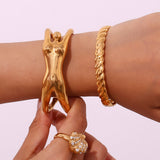 Personal Influencer Bracelet Stainless Steel Gold – Jewelry Gift Ideas — 1