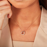 S925 Sterling Silver Interlocking Necklace – Jewelry Gift Ideas — 1