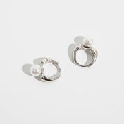 French Style Pearl Earrings S925 Silver Trendy – Stylish Gifts — 1