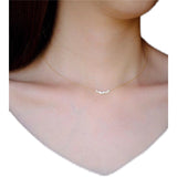 Plated Smile Necklace Female Inlaid Zircon Full – Jewelry Gift Ideas — 4