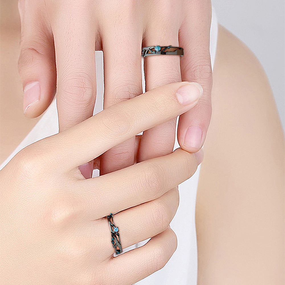 Hollow couple ring – Gifts for Couples — 1