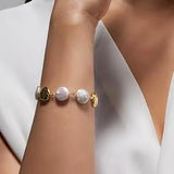 Stainless Steel Pearl Retro Personalized Bracelet – Jewelry Gift Ideas — 5