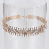 Shiny Women's Necklace Rhinestone Long Chain – Jewelry Gift Ideas — 6