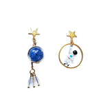 Earrings Cosmic Saturn Asymmetrywomen's – Special Occasion Gifts — 5