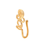 Brass Inlaid Zircon Star Heart Crown Nose Ring – Meaningful Gifts — 19
