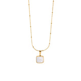 14K Gold Plated Stainless Steel Necklace Ladies – Jewelry Gift Ideas — 6