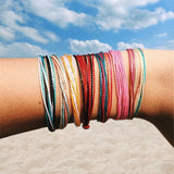 Wax Line Creative Handwoven Bracelet Colorful – Jewelry Gift Ideas — 14