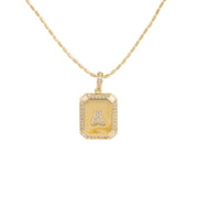 18K Gold Inlaid Zircon Letter Necklace For Women – Jewelry Gift Ideas — 2