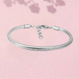 Lobster Clasp Adjustable Bracelet 3mm Round Snake – Jewelry Gift Ideas — 5