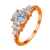Princess Ring Silver Anti-real Diamond Ring Inlaid – Small Gift Ideas — 3