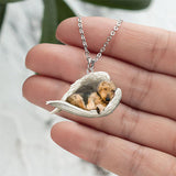 Acrylic Plane Lazy Dog Hanging Necklace – Jewelry Gift Ideas — 7