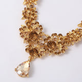 Diamond-encrusted Necklace And Earrings Set – Jewelry Gift Ideas — 8