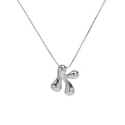 Brass Glossy Balloon English Letter Pendant – Jewelry Gift Ideas — 20