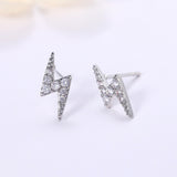 Simple Mini Lightning Zircon Stud Earrings For Women – Gifts for Her — 3