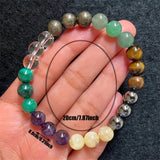 Amethyst Green Dongling Stone Beaded Bracelet – Jewelry Gift Ideas — 3