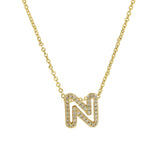 Brass 18K Inlaid Zirconium 26 English Small – Jewelry Gift Ideas — 15