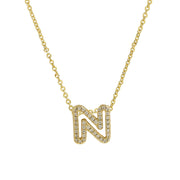 Brass 18K Inlaid Zirconium 26 English Small – Jewelry Gift Ideas — 15