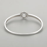 S925 Silver Bracelet Women's High-grade Round – Jewelry Gift Ideas — 6