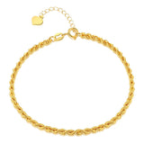 Gold Hemp Rope Bracelet Hollow – Jewelry Gift Ideas — 8