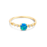 Women's Dream Blue Aussie Ring – Gifts for Her — 4