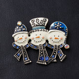 Alloy Cute Personalized Little Snowman Brooch – Jewelry Gift Ideas — 2