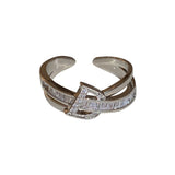 Small Fashion Personality Silver Letter Ring Female – Stylish Gifts — 2