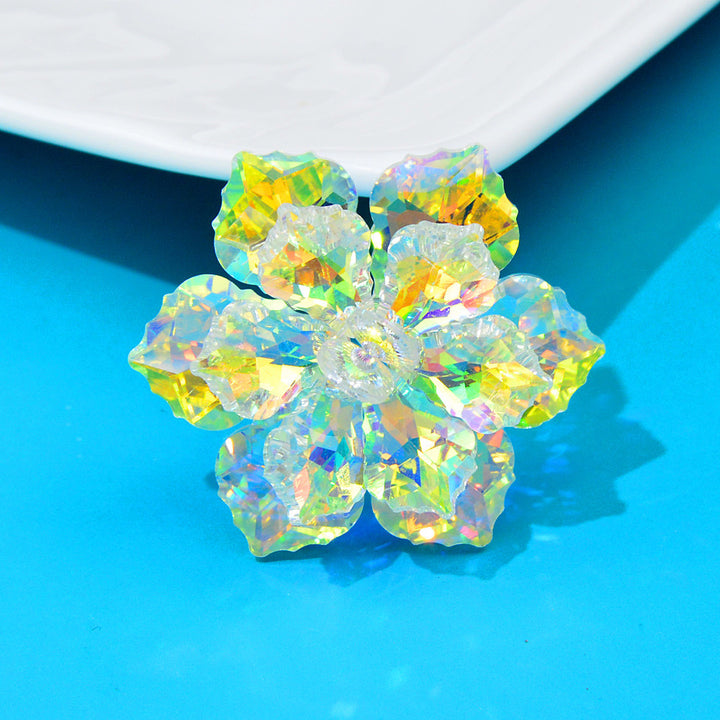 Crystal Flower Pin Handmade Corsage – Unique Gift Ideas — 1