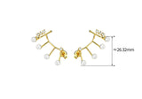 Natural Pearl Earrings Fashion OL Simple – Stylish Gifts — 4