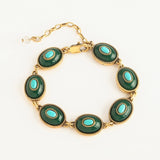 Bracelet Turquoise Vintage Distressed Colored – Jewelry Gift Ideas — 20