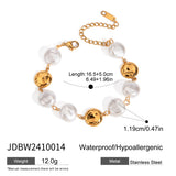 Stainless Steel Pearl Retro Personalized Bracelet – Jewelry Gift Ideas — 2