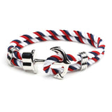 Navy Ship Anchor Bracelet Handmade Couple Hands Men's – Stylish Gifts — 14