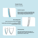 Fashion Turquoise V-type All-match Ear Clip – Stylish Gifts — 5