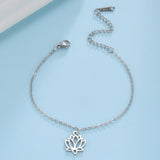 Women's Lotus Stainless Steel Bohemian Pendant – Jewelry Gift Ideas — 3
