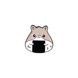 Animal Series Brooch Creative Hamster Shape Paint – Stylish Gifts — 4