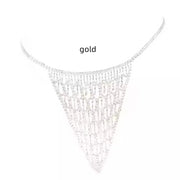 Fashion Mesh Body Chain Set Shiny Rhinestones – Stylish Gifts — 3