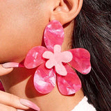 Flower Exaggerated Earrings Women's Valentine's Day – Gifts for Her — 1