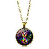 Time Gemstone Necklace Crystal Pendant Vintage – Jewelry Gift Ideas — 4