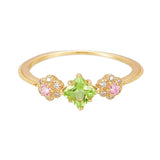 Gold Flower Light Luxury Ring – Small Gift Ideas — 4