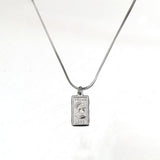 Fashion Titanium Steel Double Layered Necklace – Jewelry Gift Ideas — 4
