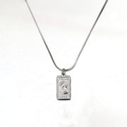 Fashion Titanium Steel Double Layered Necklace – Jewelry Gift Ideas — 4