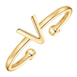 Fashion Style Cutout Letter Ring – Stylish Gifts — 6