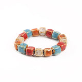 Colorful Volcanic Stone Ceramic Bracelet – Jewelry Gift Ideas — 3